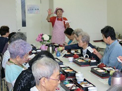 ふれあい給食の様子