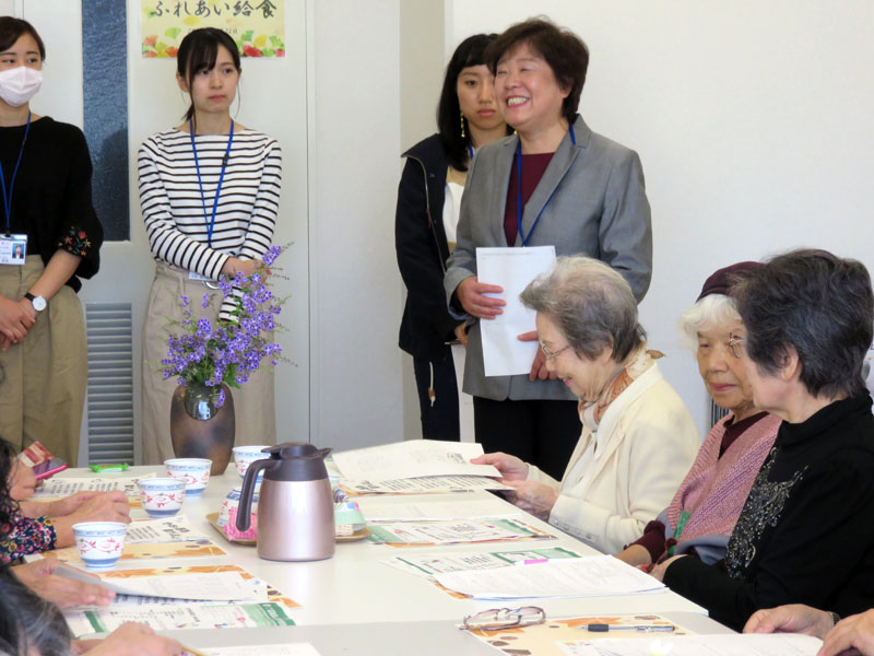 ふれあい給食の様子1